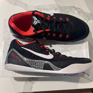 COPY - Nike Kobe 9 EM Laser Crimson Black 646701-001 PADS Men’s Size 11 OG BOX